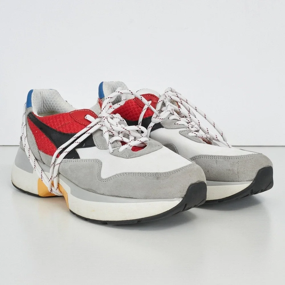 Diadora N9000 H Italia Mens 8.5 Multicolor Suede Mesh Retro 1990‎ Sneakers